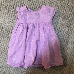 Zara pink floral dress. 12-18months. Button back